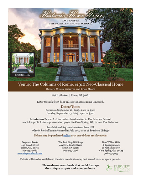 Tour of Historic Homes Benefits Fairview School